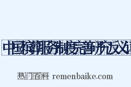 中国殡葬服务制度完善研究反义词是什么意思的图片